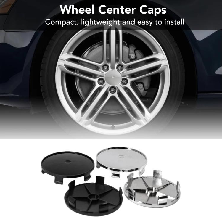 4pcs /Set 68mm Outer Diameter Blank Modified Wheel Hub Center Cap