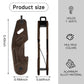 Bronze aluminum key holder clip with car key fob ring, holds multiple keys
