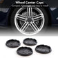 4pcs /Set 55mm Outer Diameter Blank Modified Wheel Hub Center Caps
