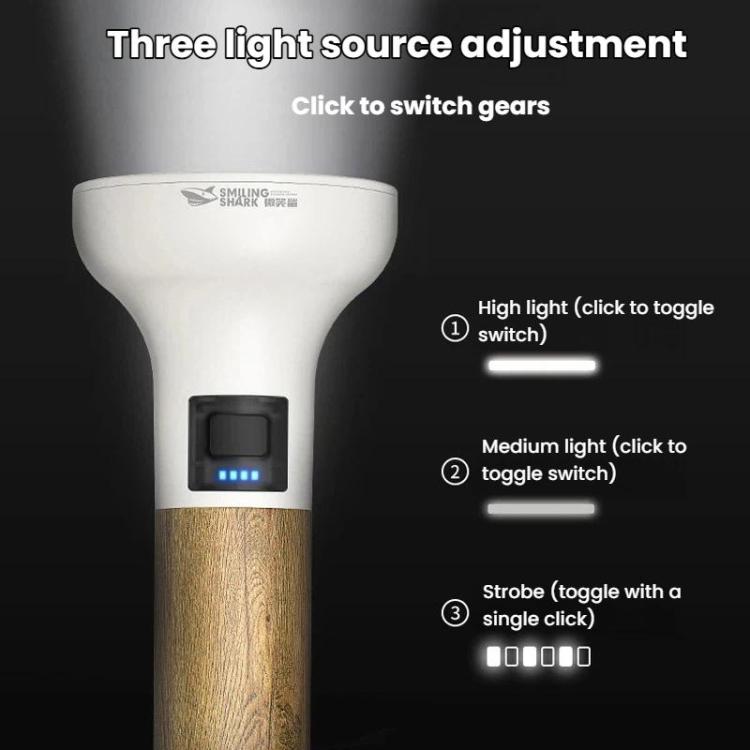 SMILING SHARK SD-1034-S Multi-Functional Camping LED Flashlight Portable Emergency Light For Home Use
