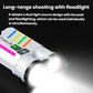 SMILING SHARK SD-5273 Portable High Bright Digital Display Flashlight USB Rechargeable Spotlight & Flood Light, SD-5273