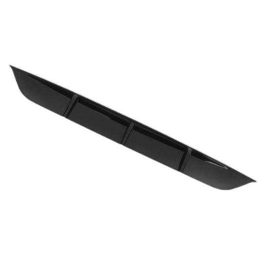 For Tesla 2025+ Model Y Juniper Rear Spoiler Rear Diffuser Trim, Black Spray Paint, Gloss Carbon Water Transfer Printing, Matte Carbon Water Transfer Printing, Frosted Black ABS, White Spray Paint