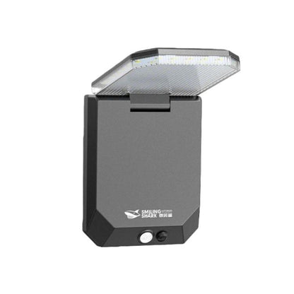 Solar Motion Sensor Garden Light 3-Gear Foldable Outdoor Wall Lamp, SMILING SHARK BD-068