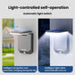 Solar Motion Sensor Garden Light 3-Gear Foldable Outdoor Wall Lamp, SMILING SHARK BD-068