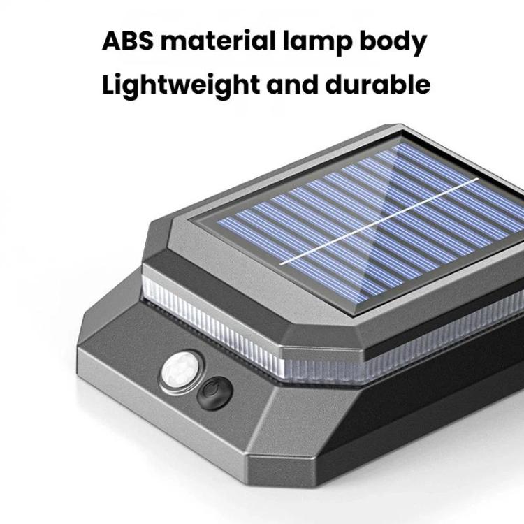 Solar Motion Sensor Garden Light 3-Gear Foldable Outdoor Wall Lamp, SMILING SHARK BD-068