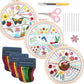 3-In-1 Embroidery Starter Kit For Beginners DIY Stitch Practice Sampler With English Instructions