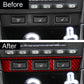 For 1999-2005 LEXUS IS300 2pcs/ Set Seat Heating Panel Stickers