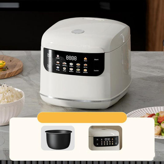 400W 2L Electric Rice Cooker with Color Screen 10 Preset Menus, 24H Smart Booking for 1-2 People, EU Plug 220V, UK Plug 220V, US Plug 110V