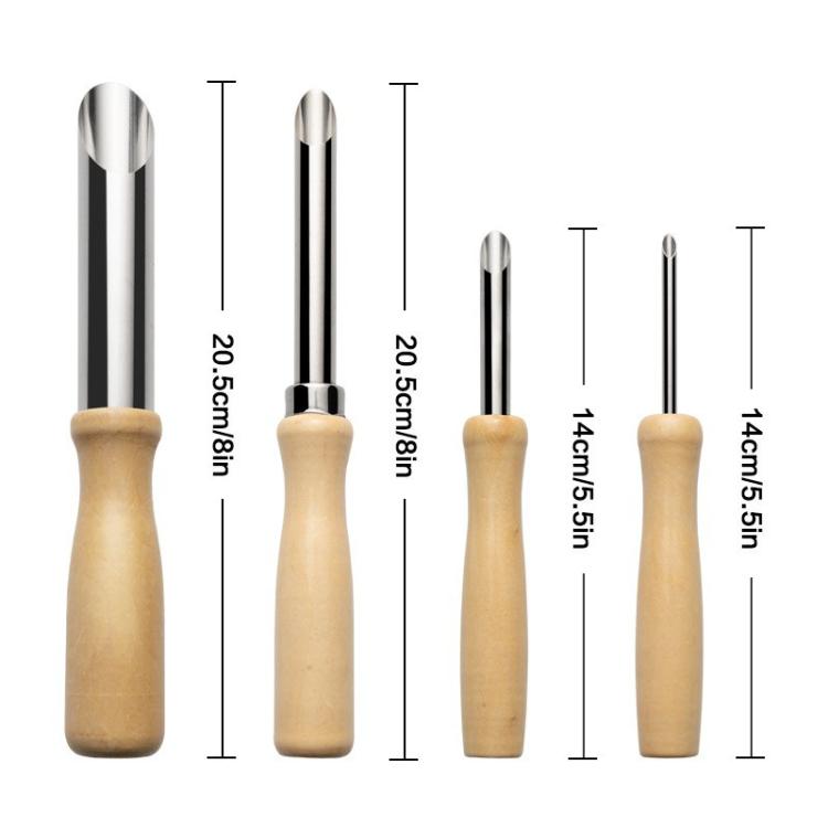 Pottery Tools Nanatsuhon Detail Needles Stone Clay Sculpting Punch, 9pcs