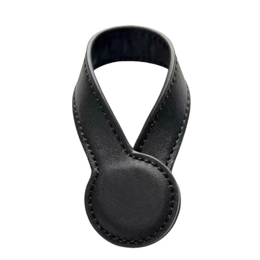 Multi-purpose Leather Magnetic Hat Clip Round Storage Leather Holder