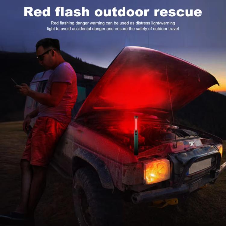 COB Pen Clip Light USB Rechargeable Auto Repair Work Light Strong Magnetic Adhesion Flashlight