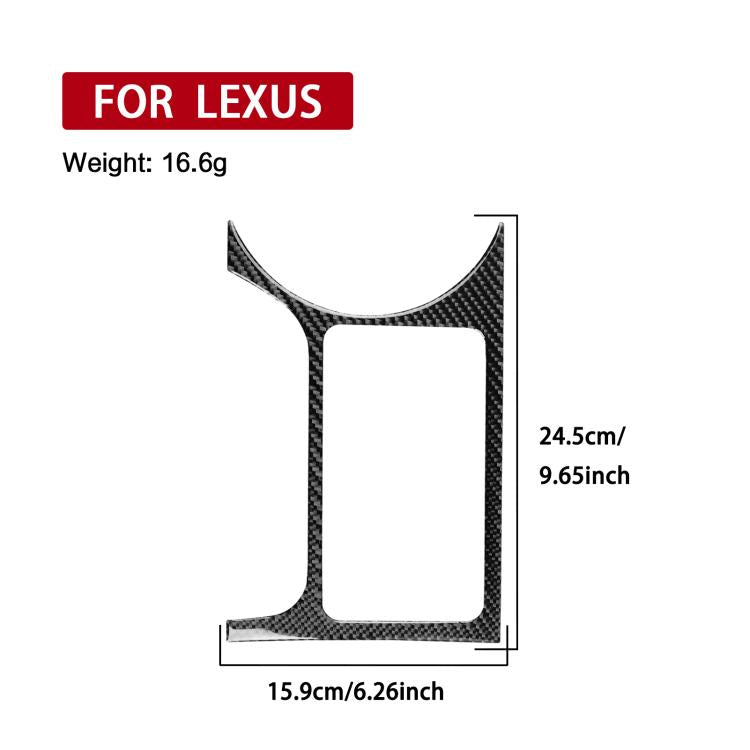 Black carbon-fiber cupholder frame sticker with arched top and rectangular opening