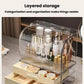 Cosmetic Storage Box With Lid Large Capacity Drawer-Type Desktop Organizer