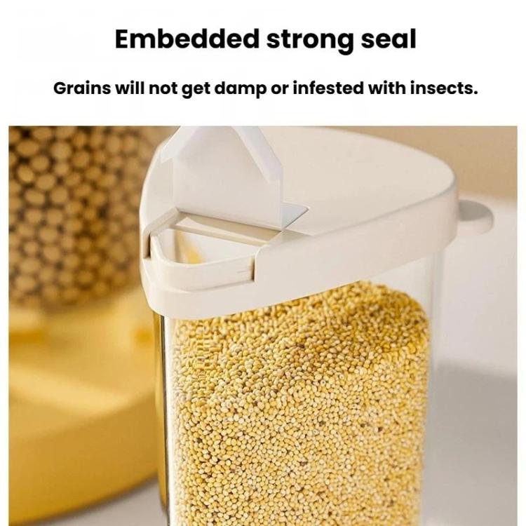 Rotatable Dustproof & Moistureproof Cereal Can Household Kitchen Coffee Bean Storage Container