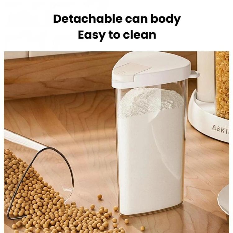 Rotatable Dustproof & Moistureproof Cereal Can Household Kitchen Coffee Bean Storage Container