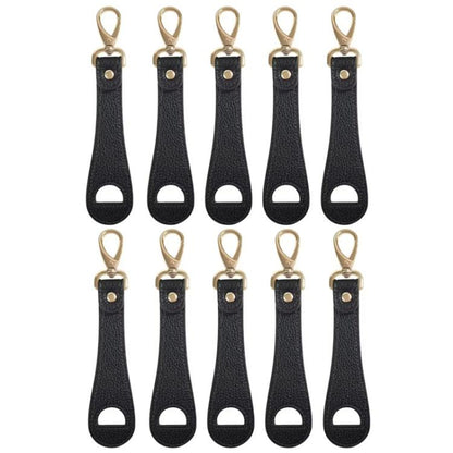 10pcs Leather Hat Clip Luggage Hook Minimalist Hat Anti-Loss Clip