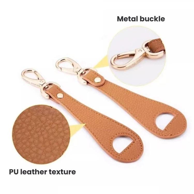 10pcs Leather Hat Clip Luggage Hook Minimalist Hat Anti-Loss Clip