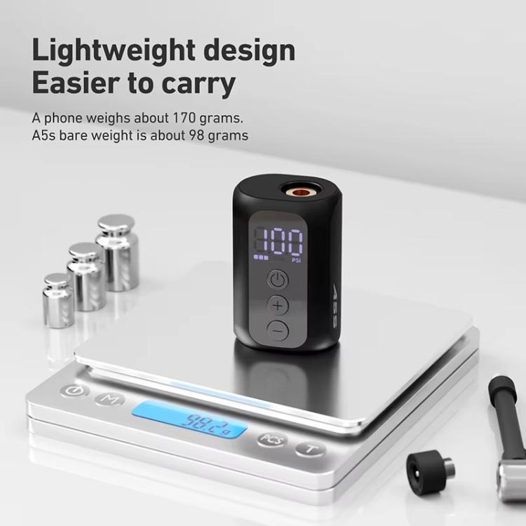 Bicycle Mini Electric Air Pump Basketball Soccer Ball Automatic Inflator, A5S