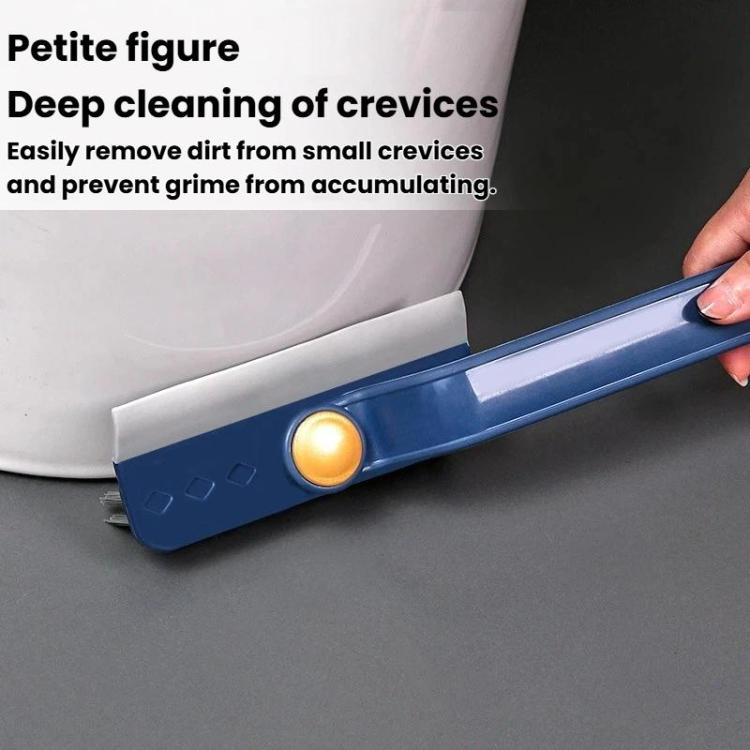 Multifunctional Rotatable Gap Cleaning Brush Glass Scraper For Bathroom Window Floor