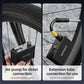 Portable electric bike air pump with extension tube and direct-fit nozzle, AM6Pro