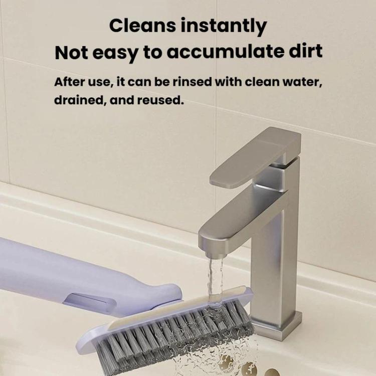 Multifunctional Liquid Spray Gap Stiff Brush Bathroom Tile Cleaning Brush