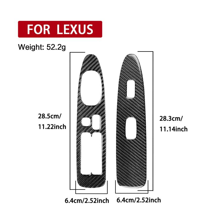 For 1999-2005 Lexus IS300 2pcs /Set Front Door Lift Panel Sticker