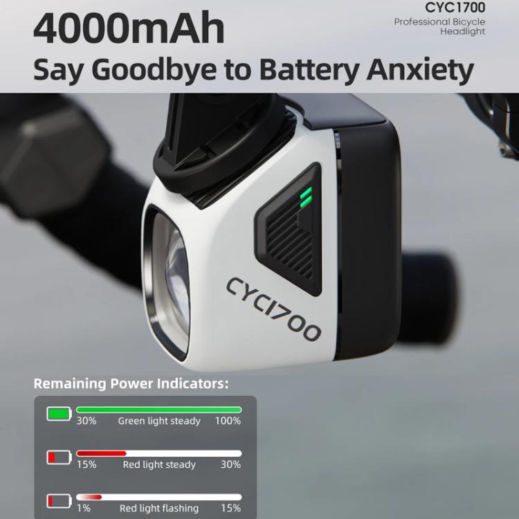 Bicycle Remote-Controlled Headlight High Power Night Riding Flashlight, CYC1700