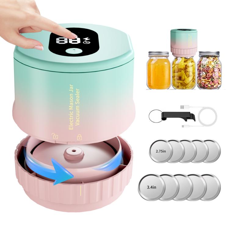 Electric Mason Container Vacuum Sealing Machine