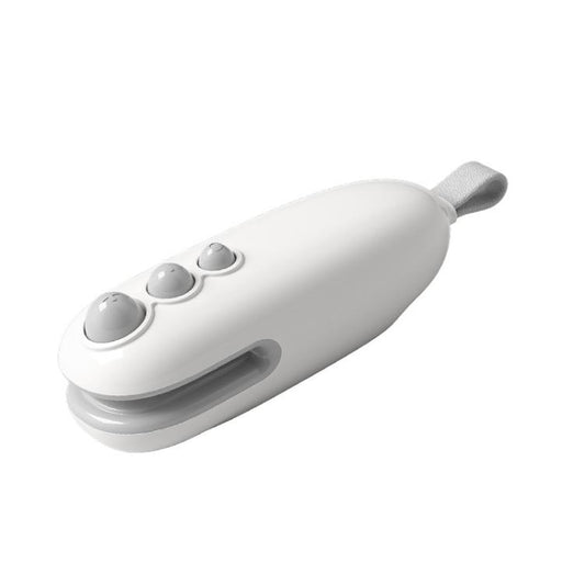 Magnetic Mini Sealer Machine Rechargeable Food Saver with Type-C, Two-Mode for Sealing & Opening Bags, White, Blue