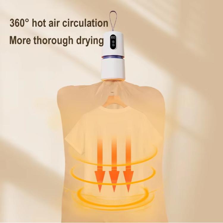 200W Pocket-Sized Portable Dryer Machine 240 Min Timer, Overheat Protection, US Plug, EU Plug, UK Plug, AU Plug