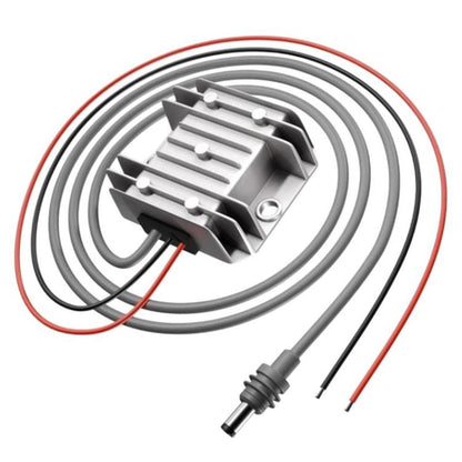 DC boost power converter with aluminum heat-sink and 1 m DC cable leads