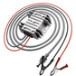 DC boost power converter with heat-sink and 1 m cable with alligator clip ends