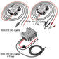 DC boost power converter kit with 1 m cable, alligator clip, and inline fuse