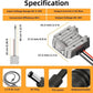 DC boost power converter module with PVC-jacket DC cord and waterproof gasket