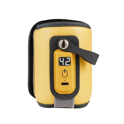 Portable Baby Bottle Heating & Insulating Sleeve with Digital Display USB-C Powered, 5 Adjustable Temperature Settings