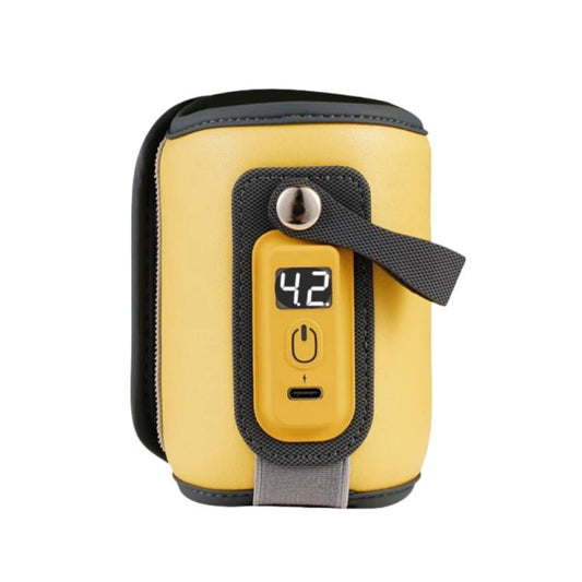 Portable Baby Bottle Heating & Insulating Sleeve with Digital Display USB-C Powered, 5 Adjustable Temperature Settings