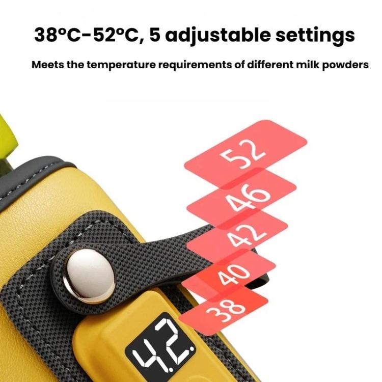 Portable Baby Bottle Heating & Insulating Sleeve with Digital Display USB-C Powered, 5 Adjustable Temperature Settings