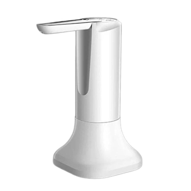 Portable electric water pump with folding spout and wide base stand