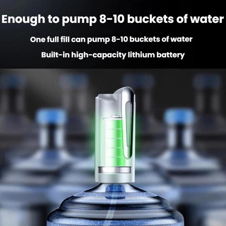 Electric water pump with dual-mode controls and folding spout