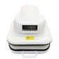 White heat press machine with round press top and built-in digital display