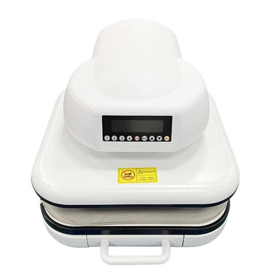 FCOLOR HTP-E38 Fully Automatic Electric Heat Press Machine 38x38cm T-Shirt Printer With Retractable Heat Press, EU Plug, US Plug, UK Plug