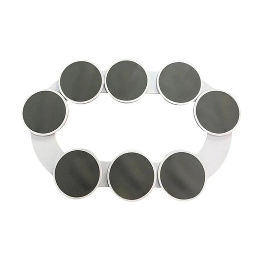 Dining Table Rotatable Serving Tray Portable Rotating Dinner Plate For Gathering, 8 Plates, 6 Plates, 4 Plates, 2 Plates + 2 Boards