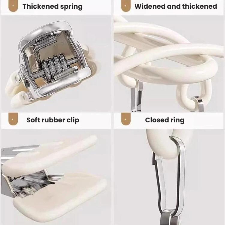 Stainless Steel Windproof 20 Clips Clothes Hanger Socks Underwear Drying Clips