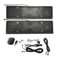 Electric license plate flip frames (two) with remote key fob and wiring harness.