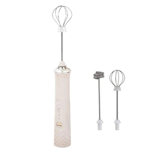 Wireless Mini Electric Milk Frother For Home Handheld Egg & Cream Whisk, R-3 White, R-3 Black, R-4 White, R-4 Black