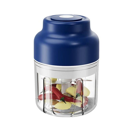320ml Wireless Electric Garlic Chopper 6 Stainless Steel Blades Rechargeable Mini Food Processor