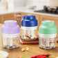 320ml Wireless Electric Garlic Chopper 6 Stainless Steel Blades Rechargeable Mini Food Processor