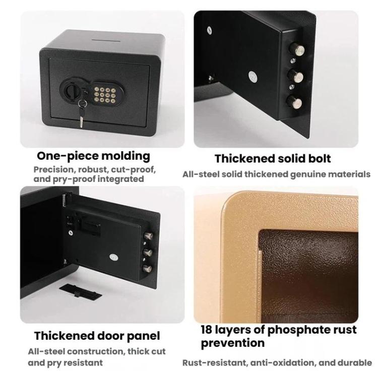 Home Safe All-Steel Anti-Theft Concealed Wall Safe