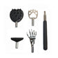 Extendable Stainless Steel Long-handled Portable Handheld Back Scratcher, 4pcs /Set
