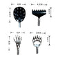Extendable Stainless Steel Long-handled Portable Handheld Back Scratcher, 4pcs /Set